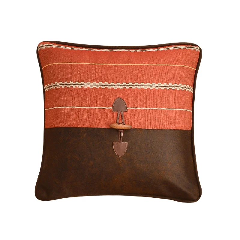 hand-stitched bamboo throw-Carter Lodge Envelope Pillow