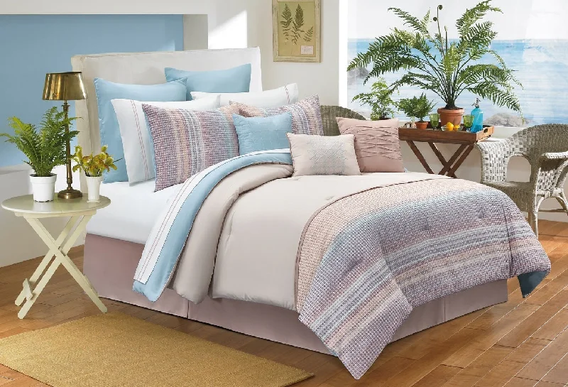 breathable silk bedspread-Chelsea 7-piece Comforter set