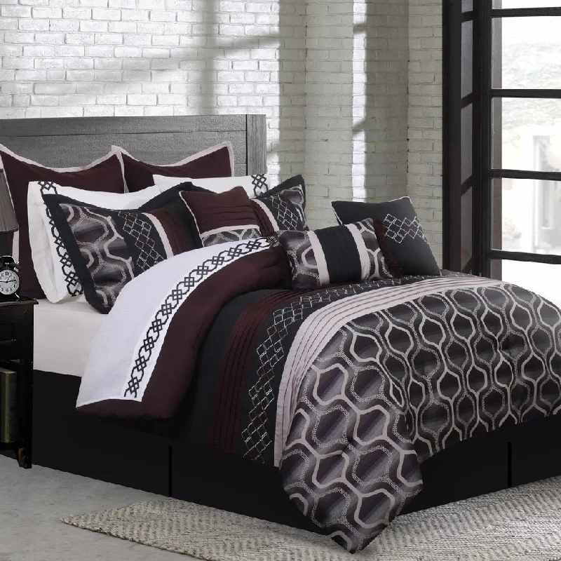 organic jersey throw-Cole 7-piece Comforter Set