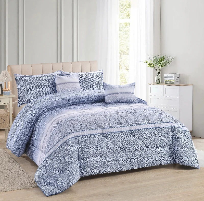 breathable bamboo quilt-Hammond 5-piece Comforter set