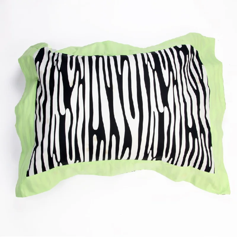 organic jersey throw-Jazzie Jungle Boy Standard Pillow Sham