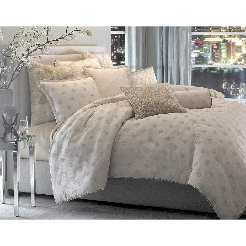 luxury fleece duvet-Michael Amini Riviera Comforter Set