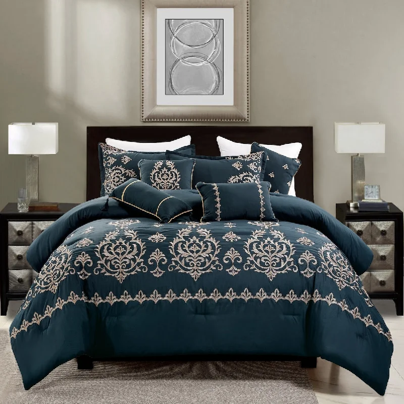 organic wool comforter-Porch & Den Huda 7 Piece Comforter Set