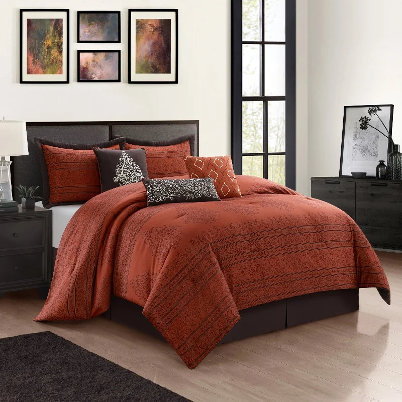 luxury microfiber duvet-Raja 7 Piece Comforter Set