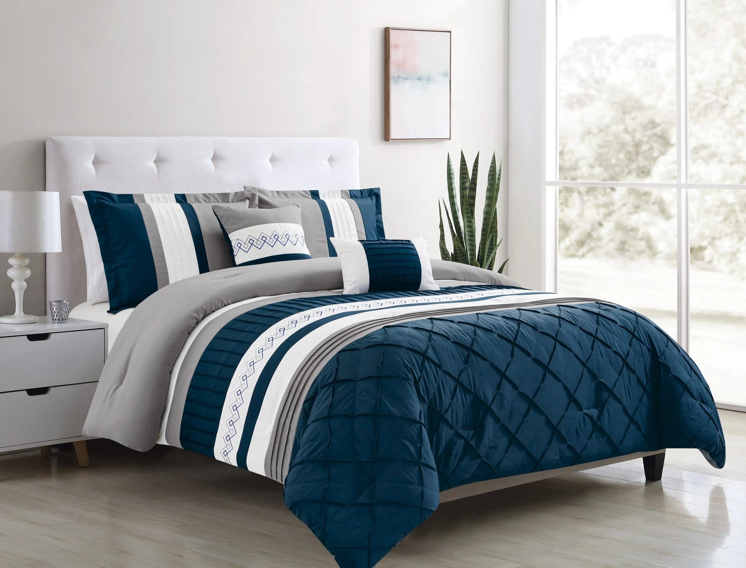 soft tencel bedspread-Rivera 5-piece Comforter set