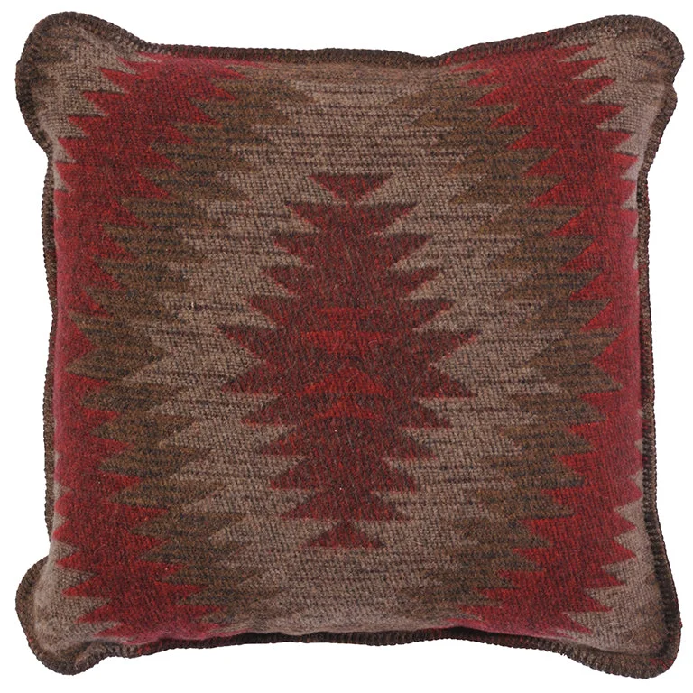 breathable jersey bedspread-Wooded River Wampum - Pillow