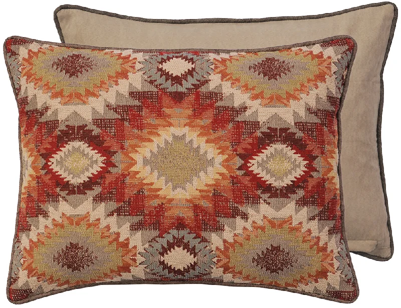 colorful geometric comforter-Wooded River Yuma Sol Pillow Sham