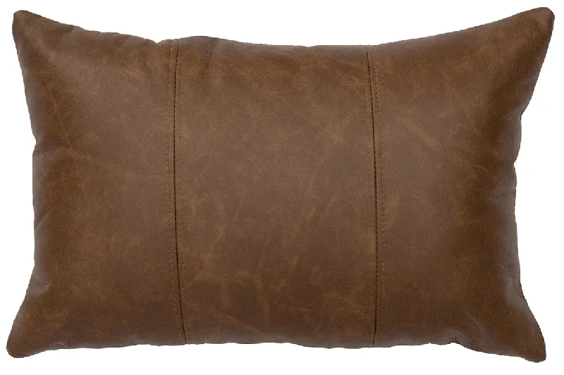 cozy cotton comforter-Wooded River Leather Pillow 255