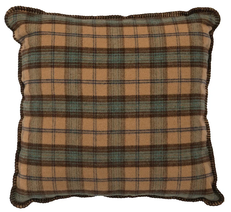 vintage tencel blanket-Wooded River Dillon Premier Plaid - Pillow