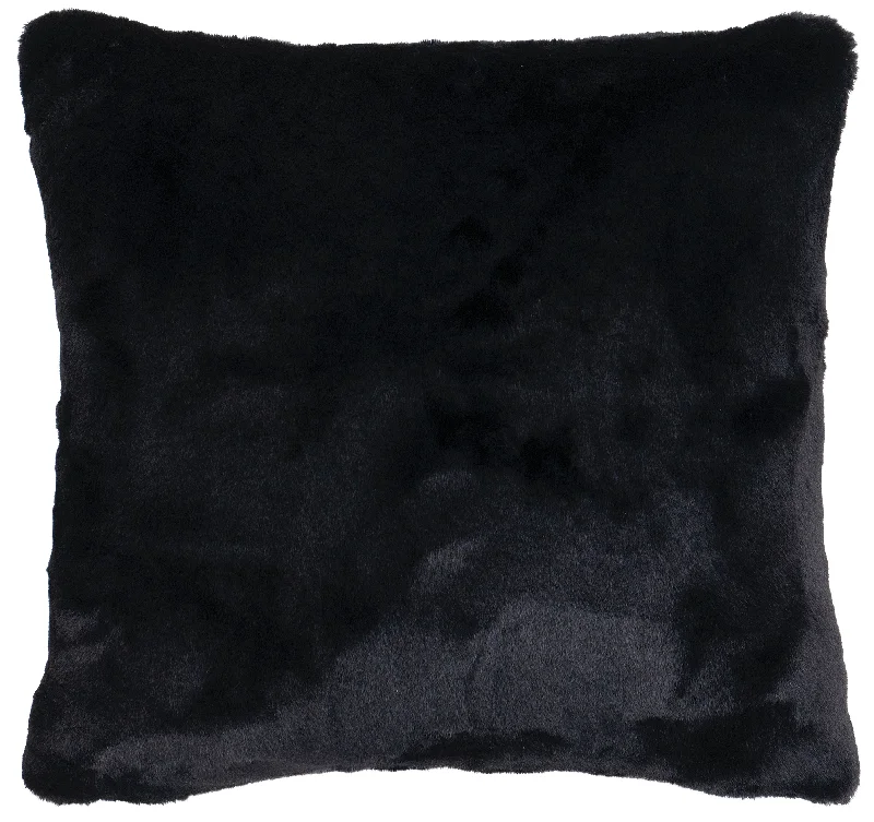 plush velvet quilt-Wooded River Deluxe Caviar Pillow 18 x 18