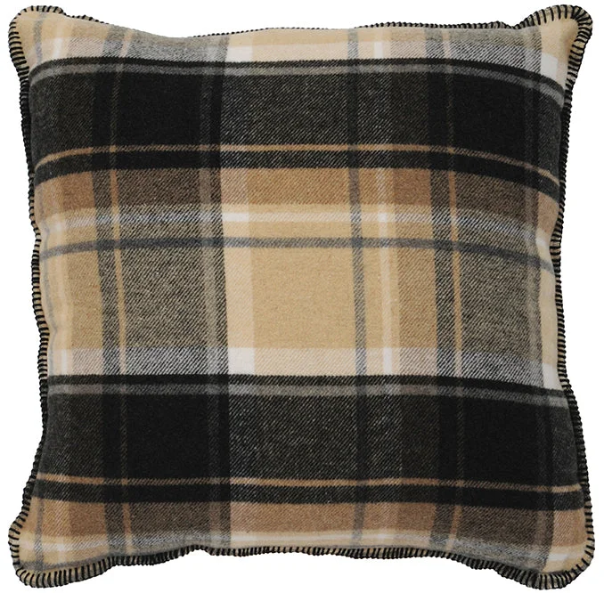 soft tencel bedspread-Wooded River Premier Trapper Plaid Accent Pillow