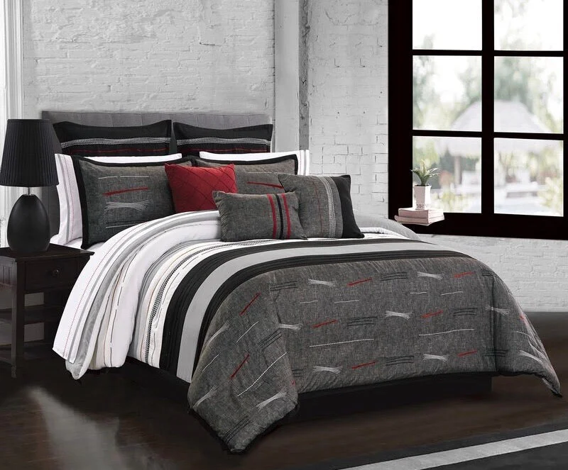 luxury satin duvet-Zumi 7-piece Comforter Set