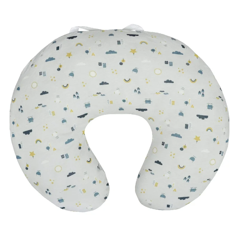 colorful floral quilt-Bamboo nursing pillow - City