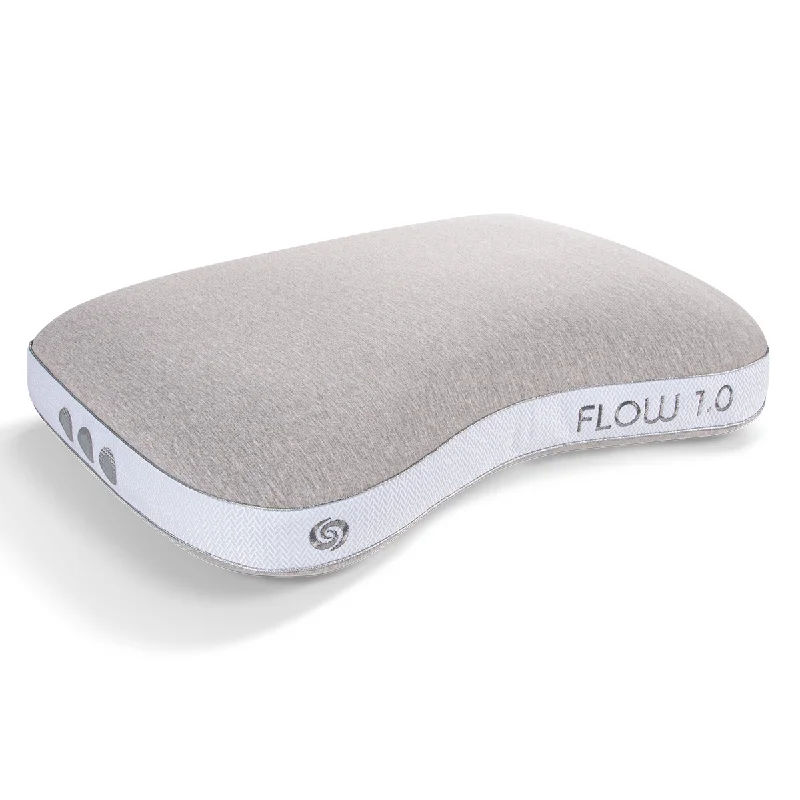 hypoallergenic percale pillow-Bedgear Flow Cuddle Curve Pillow