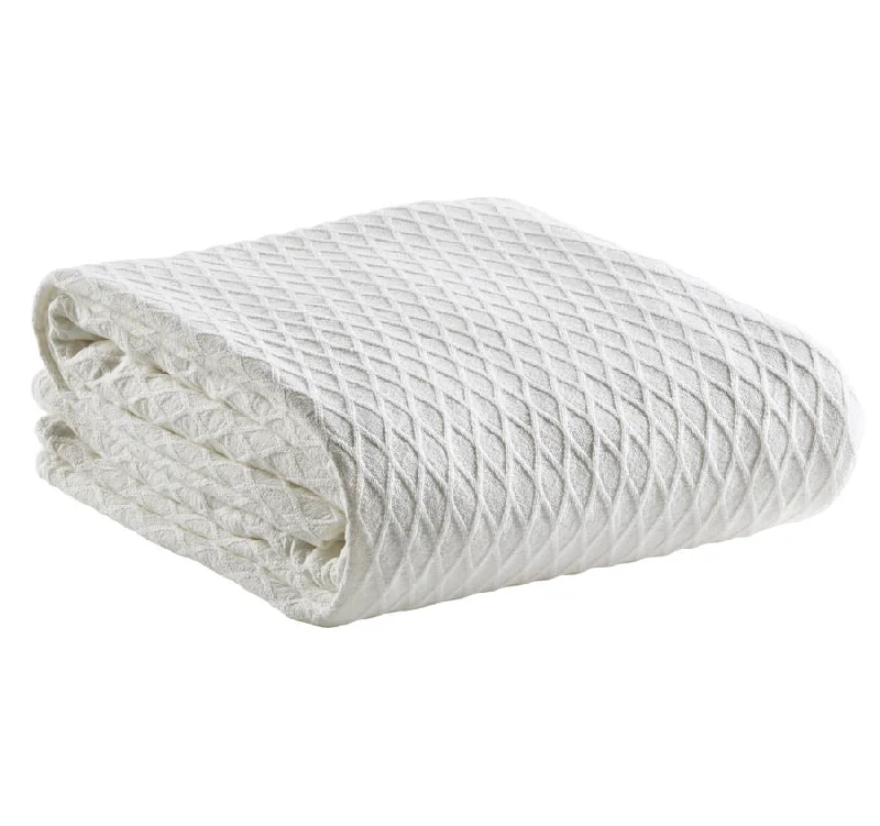 thick microfiber pillow-Gosford Blanket Range White