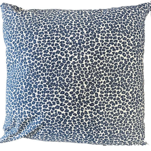 organic sateen bed sheets-Blue Jag Pillow - 22"