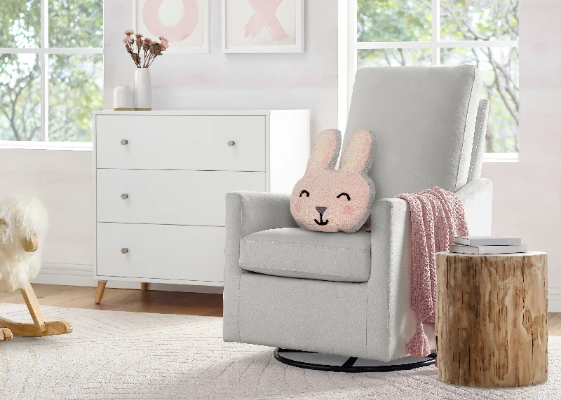 plush fleece pillow-Bunny Throw Pillow