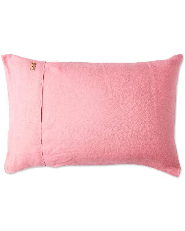 hypoallergenic satin pillowcase-Cantaloupe Linen Pillowcases