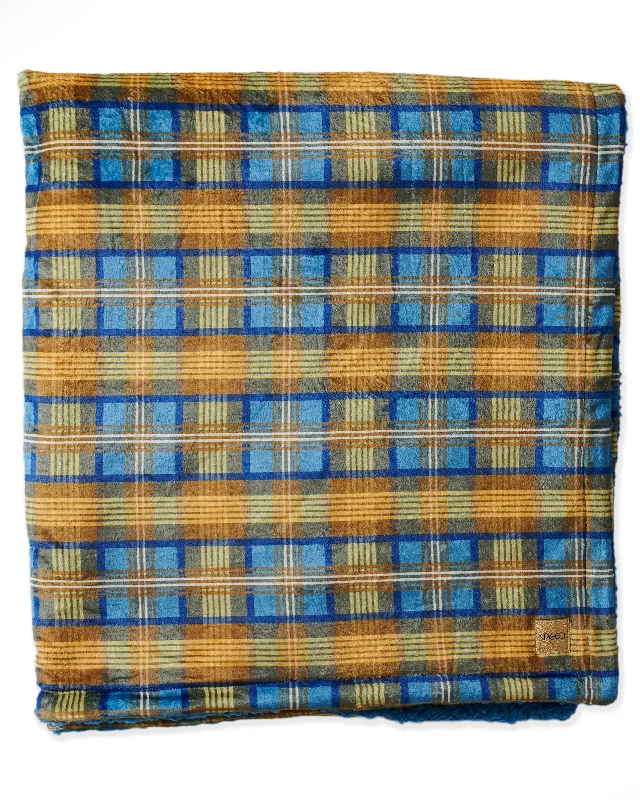 colorful floral blanket-Cosy Tartan Kids Kuddle Blanket