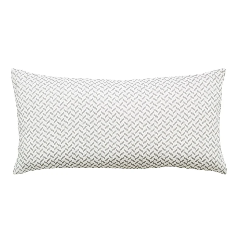 plush microfiber sheets-Grey Herringbone Throw Pillow