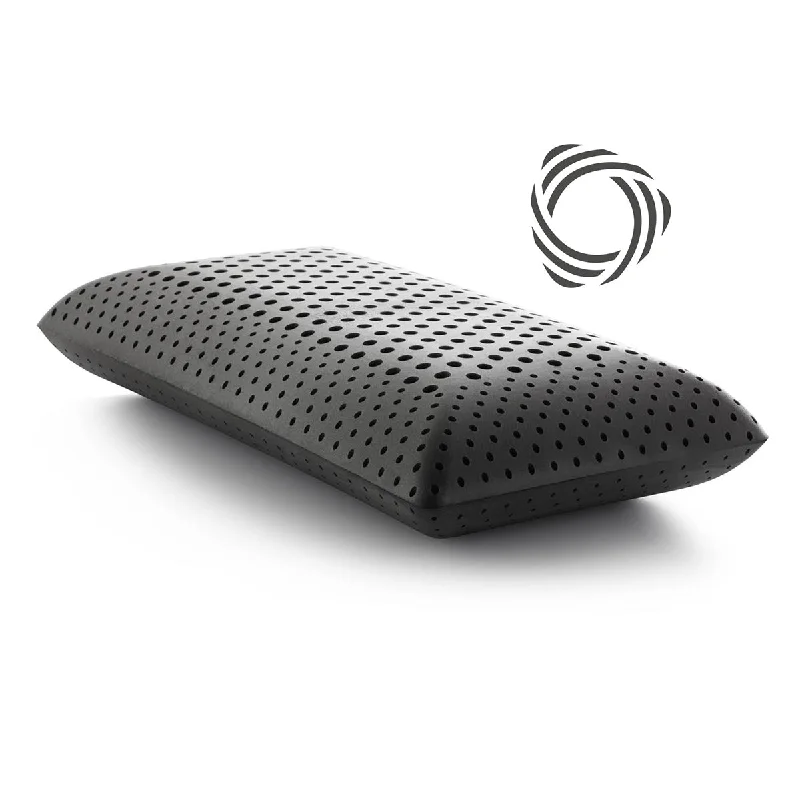 plush cotton blanket-Malouf Zoned ActiveDough® + Bamboo Charcoal Pillow