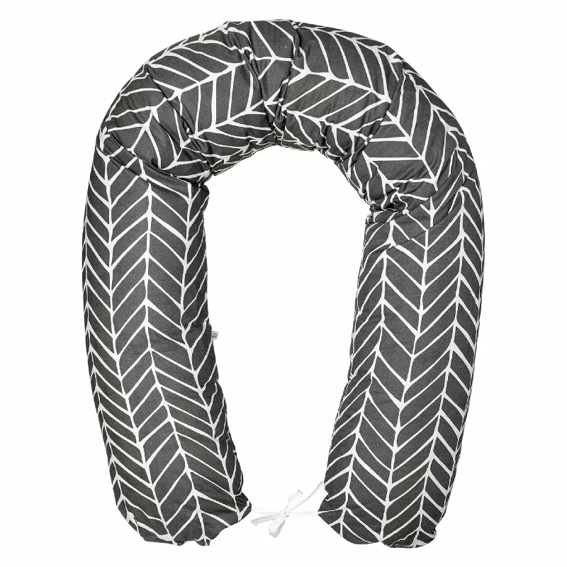 hypoallergenic flannel throw-Multifunctional pregnancy pillow - Chevron