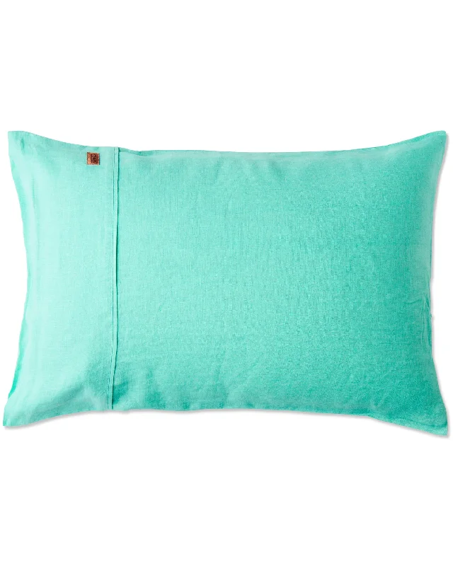 cooling bamboo bed topper-Opal Linen Pillowcases