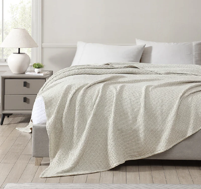 organic percale blanket-Urban Blanket Stone