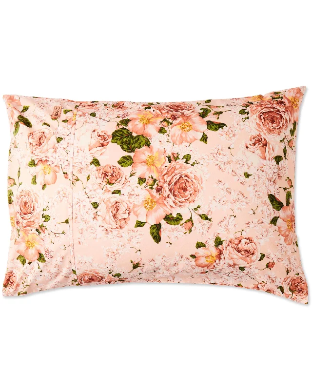 thick jersey blanket-Rose Garden Organic Cotton Pillowcases