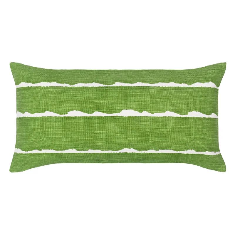 organic sateen bed sheets-The Green Modern Lines Throw Pillow