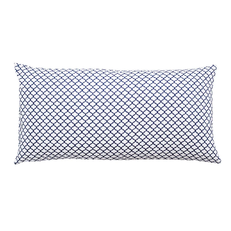 soft tencel blanket-The Navy Blue Cloud Throw Pillow