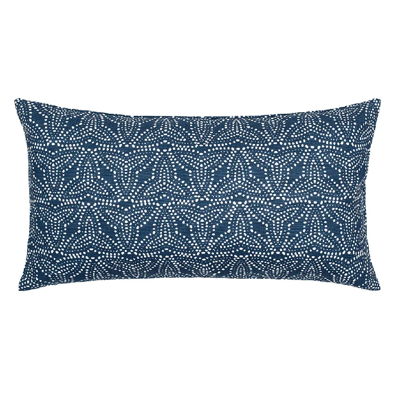 plush jersey pillow-The Trillium Navy Throw Pillow