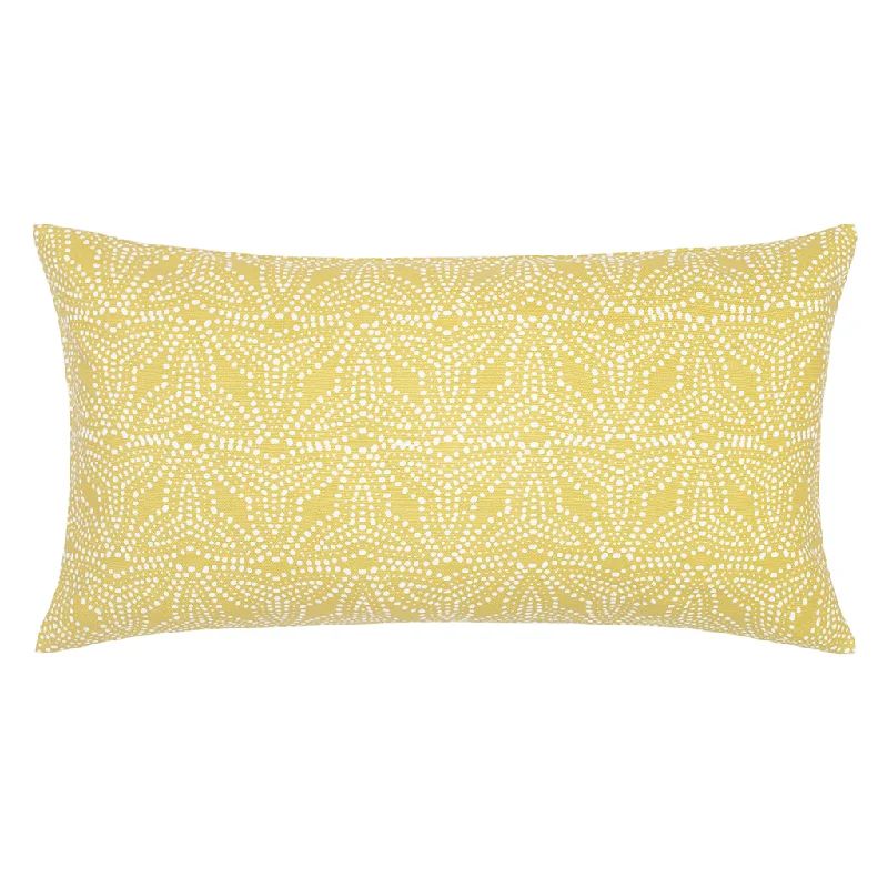 plush silk duvet cover-The Trillium Yellow Throw Pillow