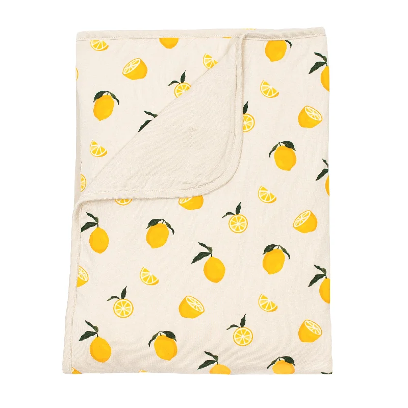 minimalist gray pillowcase-Toddler Blanket in Lemon 1.0