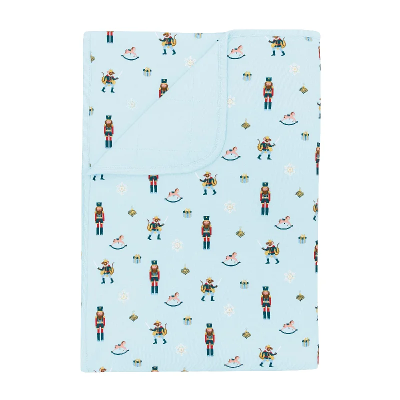 colorful floral sheets-Toddler Blanket in Nutcracker 1.0