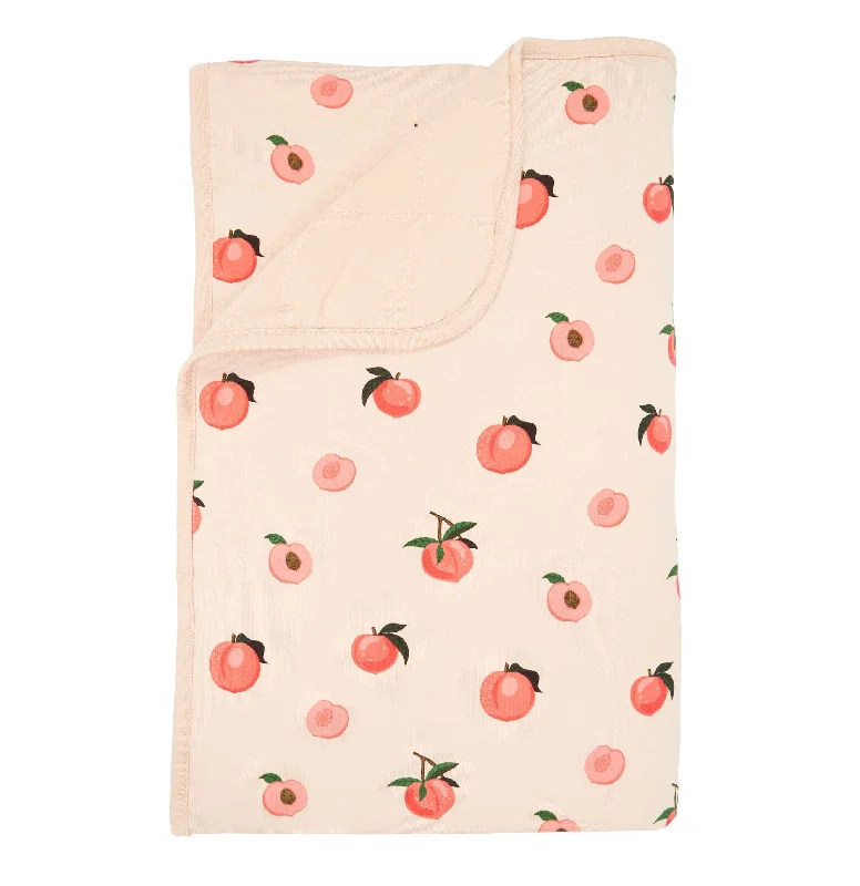 cozy bamboo duvet-Toddler Blanket in Peach 1.0