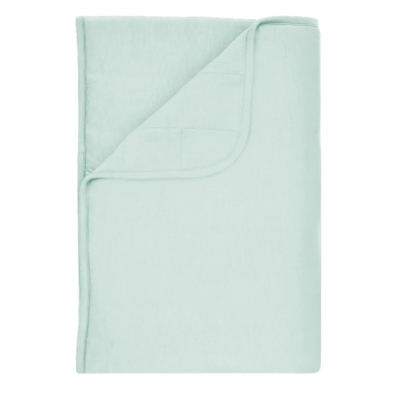 minimalist white comforter-Toddler Blanket in Sage 1.0