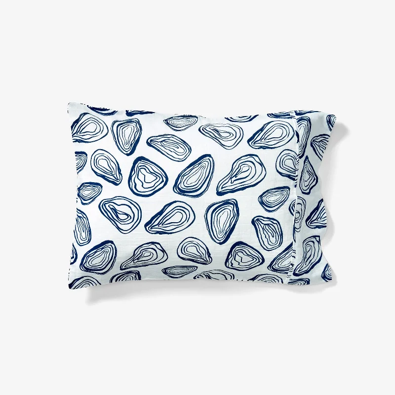 breathable bamboo comforter-Toddler Pillowcase - Oyster | Denim