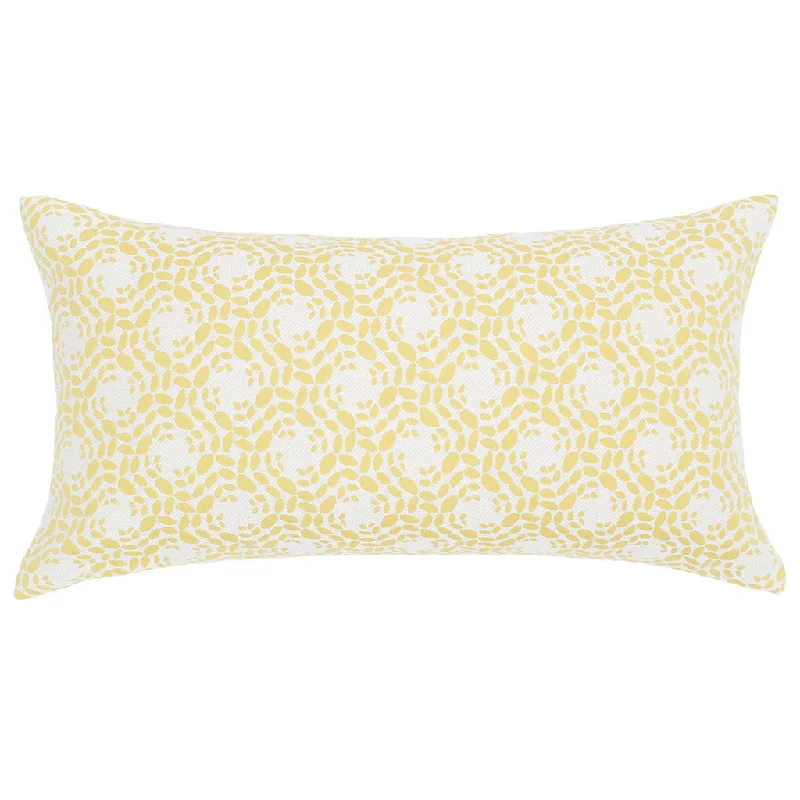 thick sateen blanket-White and Yellow Blossom Throw Pillow